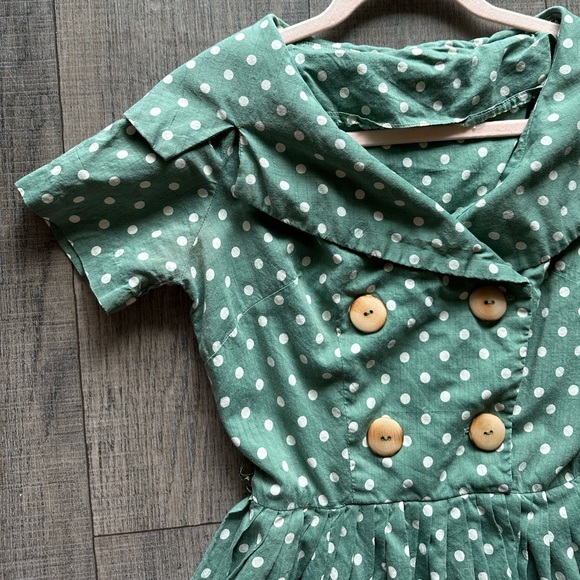 Handmade vintage 50s style dress size XS/S - Picture 4 of 8